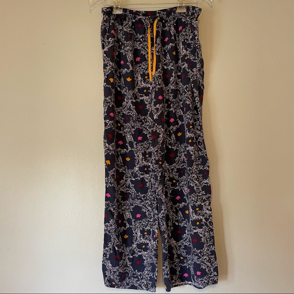 REFINERY29 Elsa Woven Pajama Pants and Top In Blue Dots - Picture 6 of 12